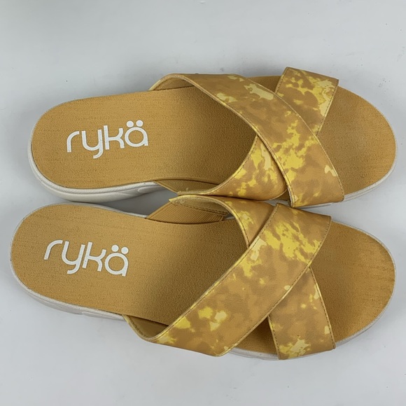 Ryka yellow/gold summer sandals - Picture 2 of 6